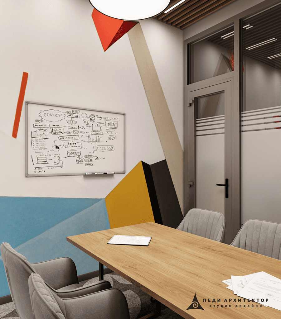 Дизайн проект комнаты переговоров