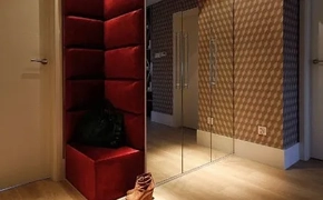 Купить мягкие стеновые панели в прихожую на заказ - МСП 43