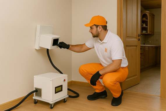 СВЧ обработка в коридоре