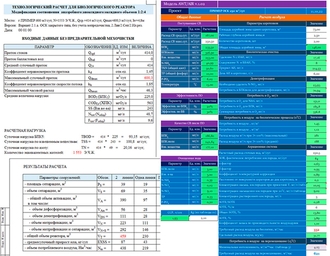 расчеты объемов сооружения 