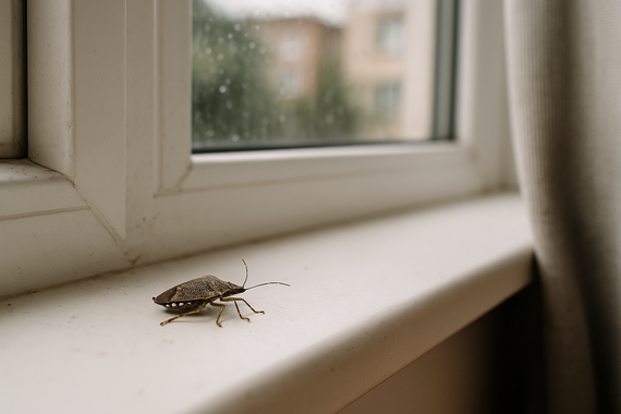 Клоп на подоконнике