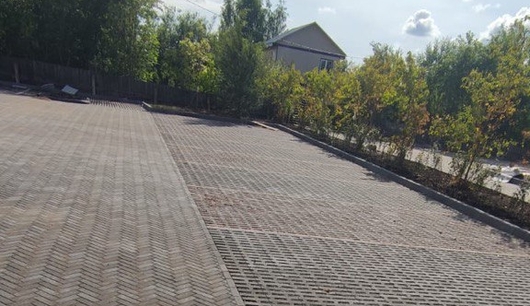 Укладка плитки тротуарной. Работа 10