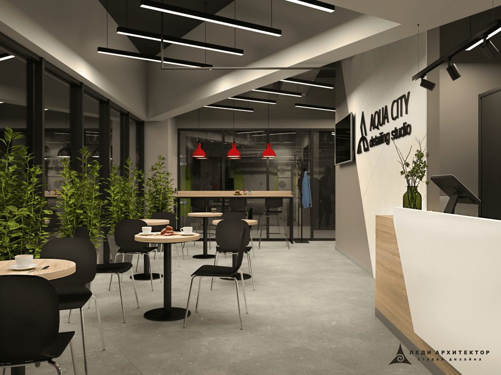 Дизайн клиентской зоны на автомойки Aqua City
