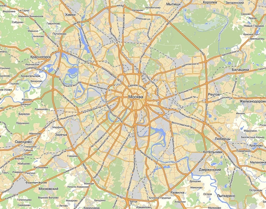 Фотография карты города Москвы, куда мы отправим аксессуары от 2-ух до 5-ти дней