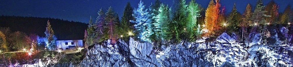 Утесы Екатерины в Рускеала