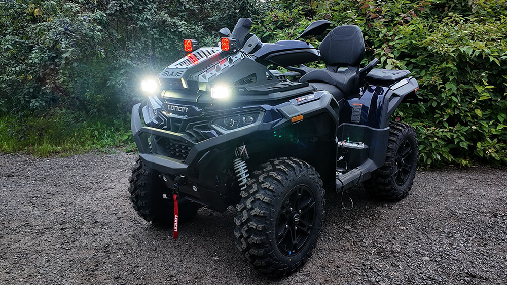 Фары Термит GL 70 2.0 на выносе радиатора с фарами 12D924