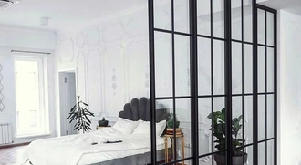 Раздвижная лофт перегородка заказать