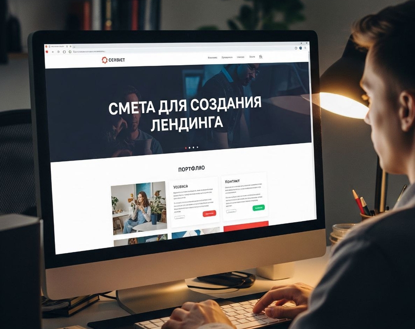 смета для создания лендинга