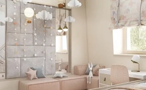 Купить мягкие стеновые панели в детскую на заказ - МСП 34