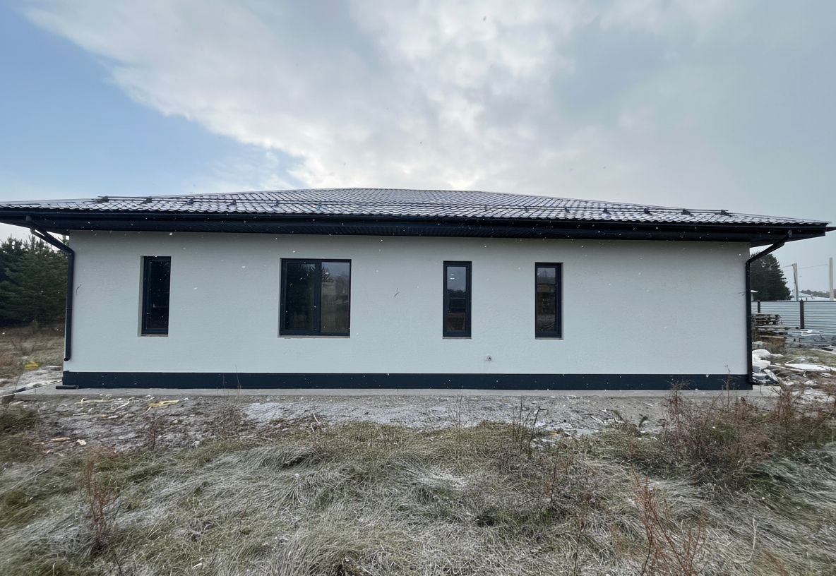 Готовый дом из газобетона