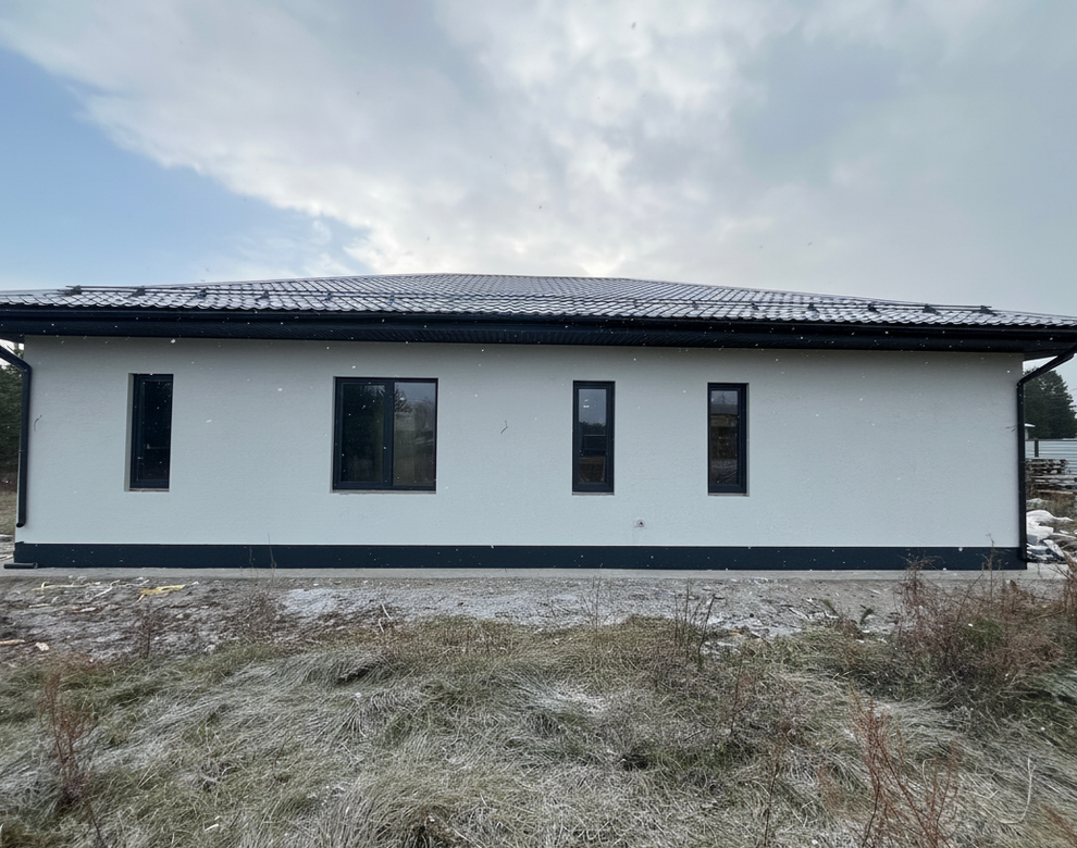 Готовый дом из газобетона