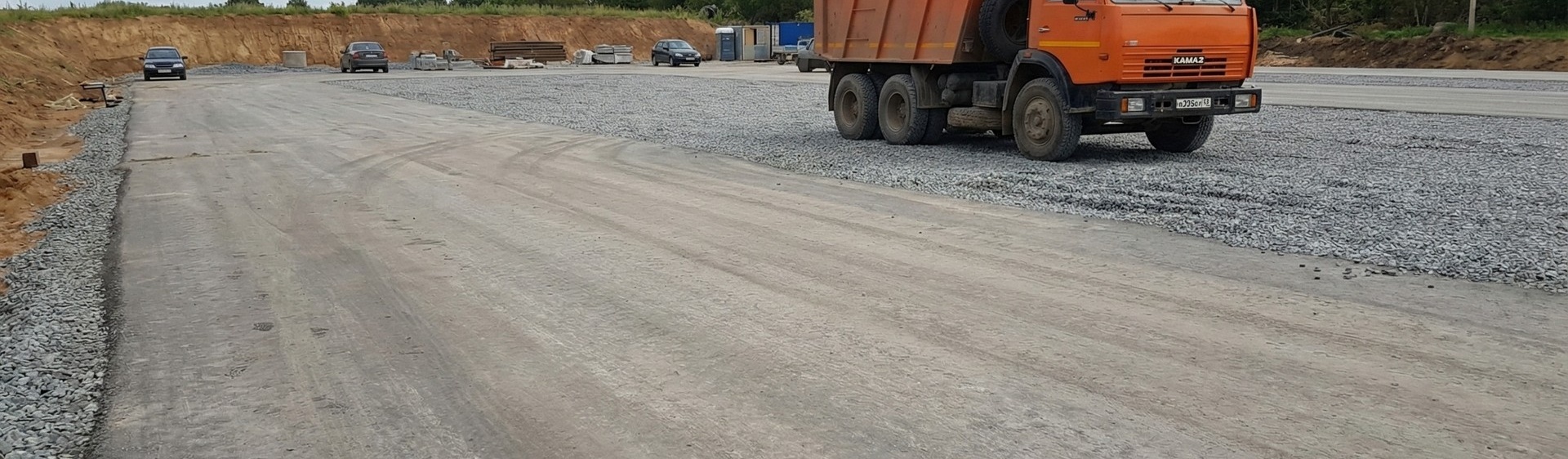 Вторичный щебень для отсыпки временных дорог и парковок