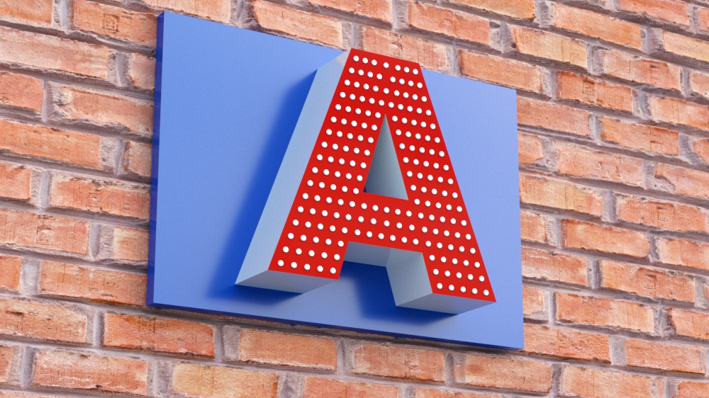 Вывеска объемные буквы Новосибирск, изготовление вывесок, производство наружной рекламы, световые буквы