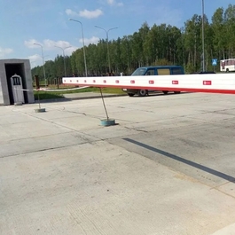 автоматические шлагбаумы Алютех