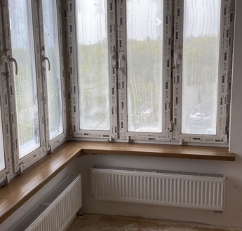 Изготовление деревянных подоконников на кухню в Уфе от компании ЭкоМассивУфа