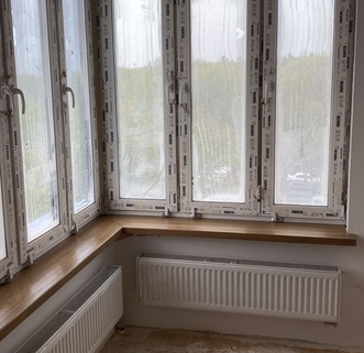 Изготовление подоконников из натурального дуба на заказ в Уфе от компании ЭкоМассивУфа