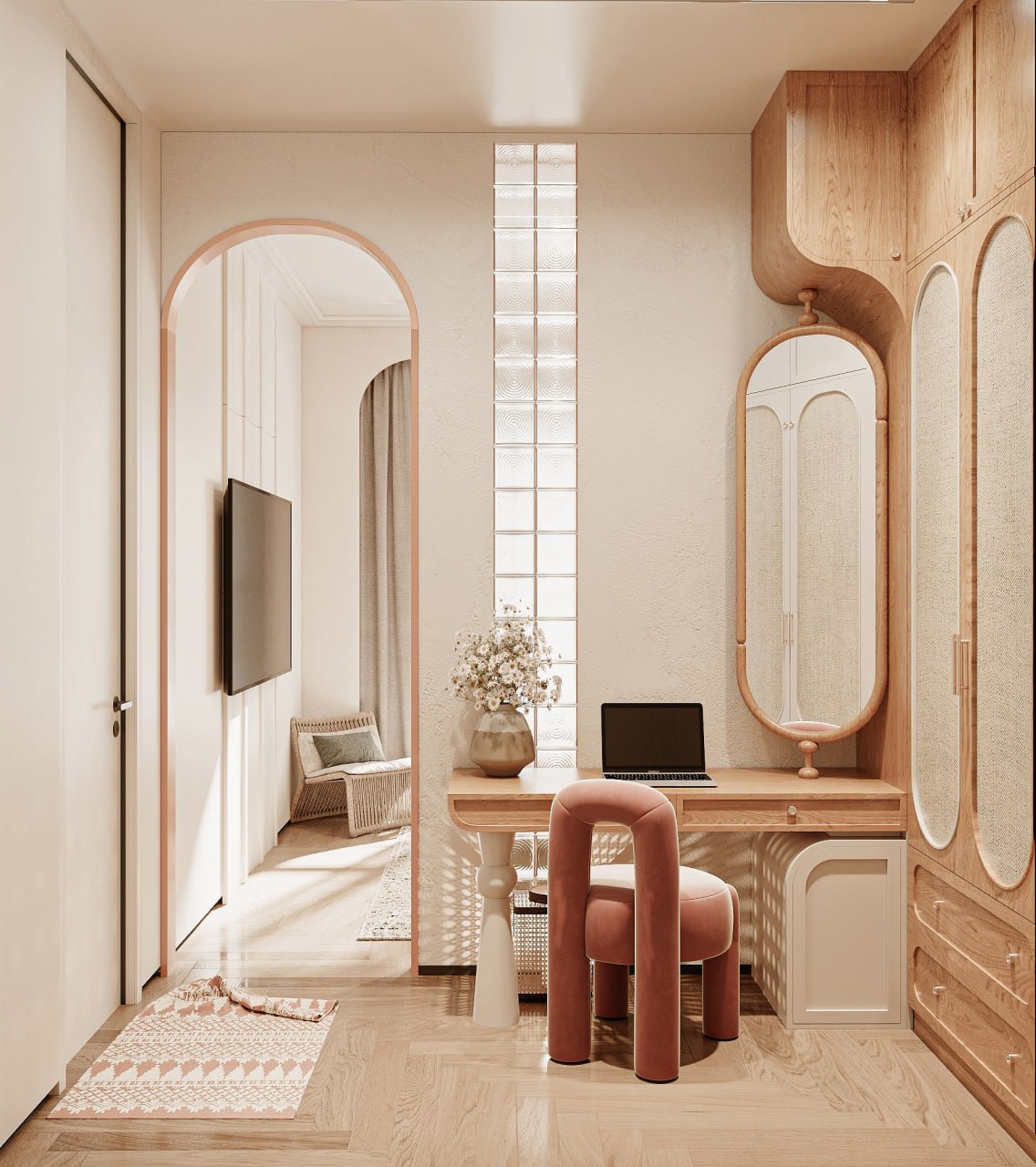 интерьер с натуральными материалами