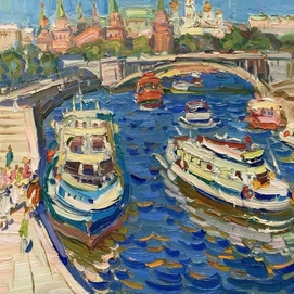 Ольга Душечкина - выставка "Современный русский импрессионизм"