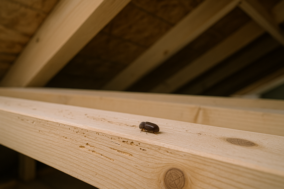 Короед на чердаке