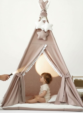 Вигвам ребёнку. Vigvam.Rebenku. Игра в вигваме свет и тени.