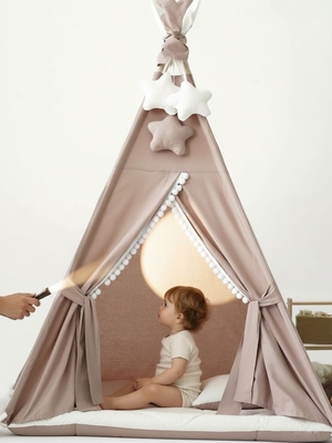 Вигвам ребёнку. Vigvam.Rebenku. Игра в вигваме свет и тени.