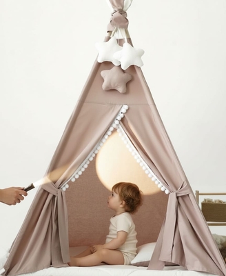 Вигвам ребёнку. Vigvam.Rebenku. Игра в вигваме свет и тени.