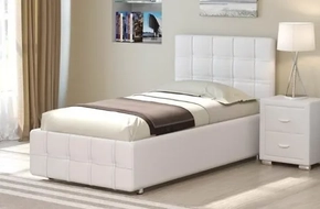 Купить односпальную кровать на заказ Милан 38