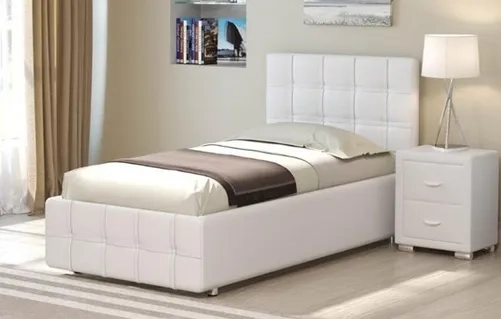 Купить односпальную кровать на заказ Милан 38