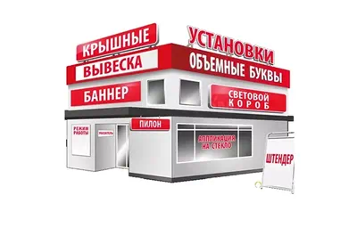 Наружная реклама для рекламы и бизнеса