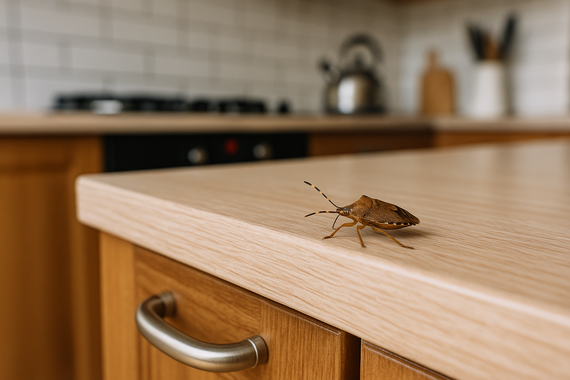 Клоп на кухонном гарнитуре