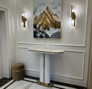 Дизайнерская стильная консоль с керамогранитом