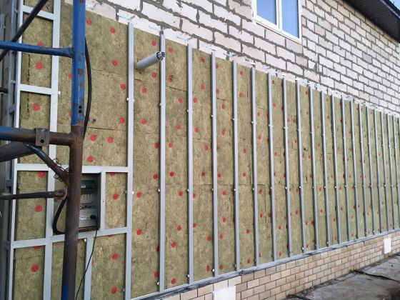 монтаж фасадов