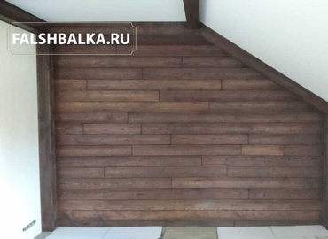 декоративные балки цвета венге в Крекшино