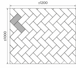 Тротуарная плитка брусчатка схема укладки 8