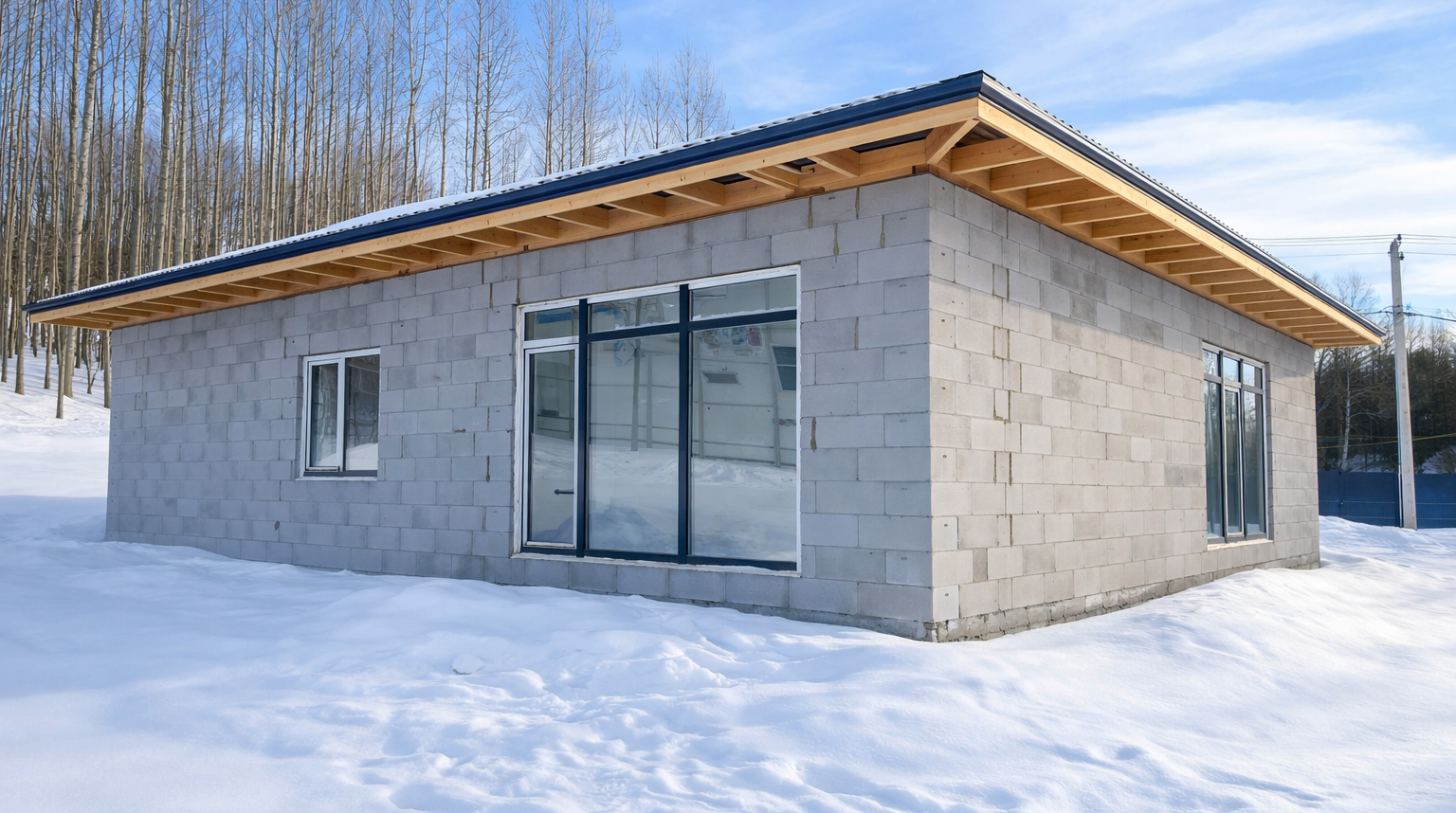 Проект одноэтажного дома 79 м2