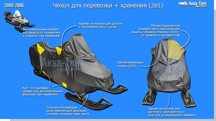 Чехол для снегохода
