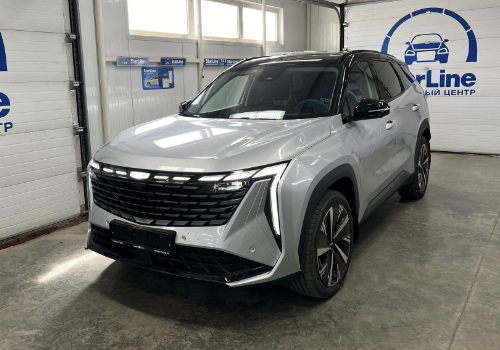 Gelly Atlas установлен Starline S7 реализован умный климат и обход штатного иммобилайзера 