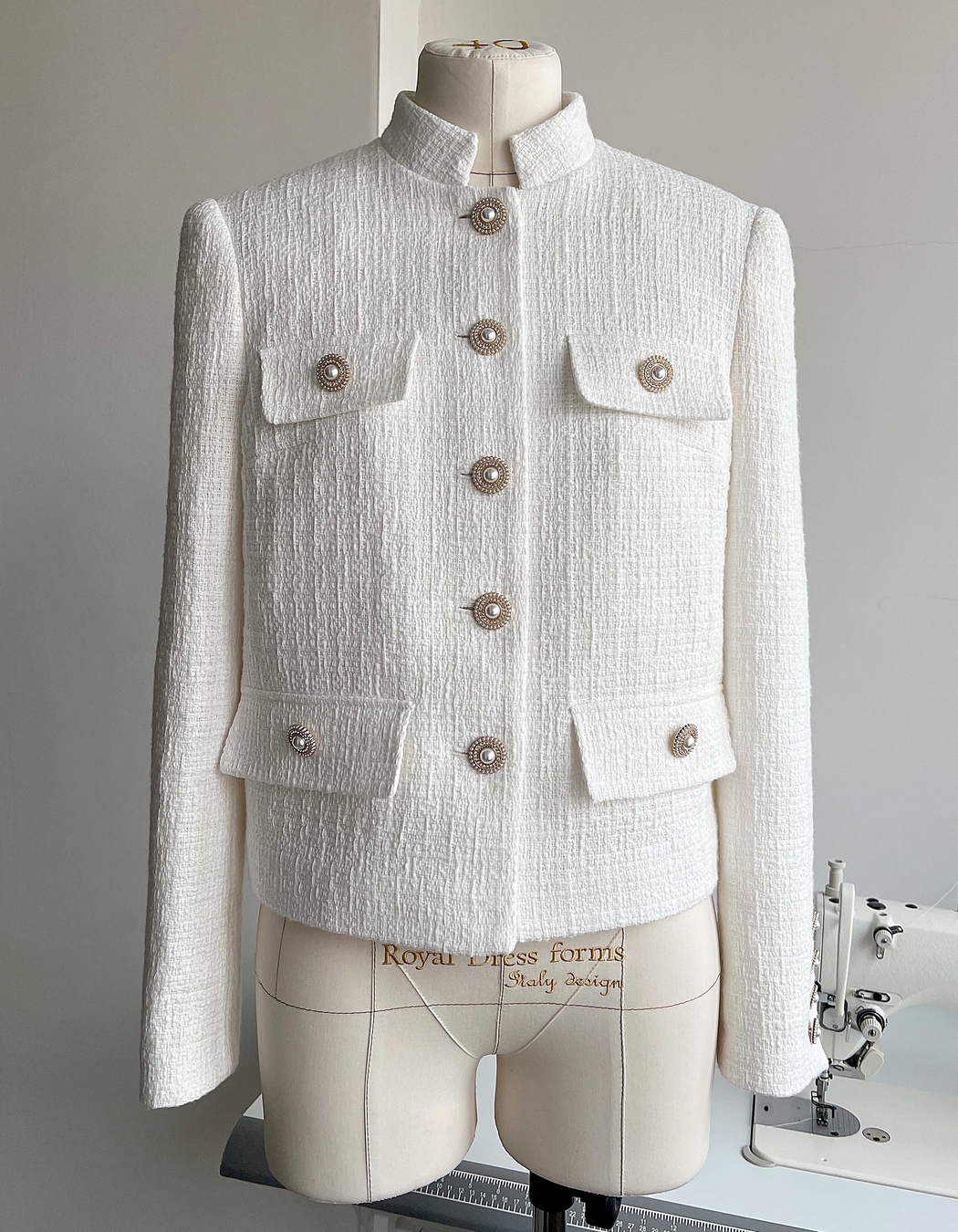 Пошив жакета твидового в стиле old many