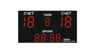 Светодиодное табло для футбола 170х110_4х30_5х21_S16х160