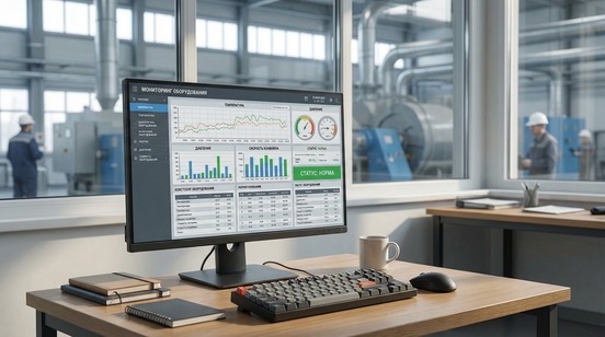 контроль работы промышленного оборудования