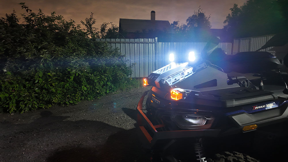 Фары Термит Gl70 на квадроцикле Лонсин 1000