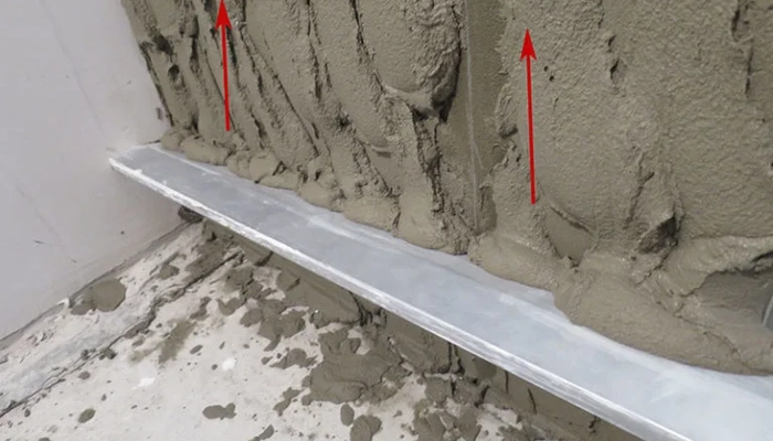 штукатурка до стяжки