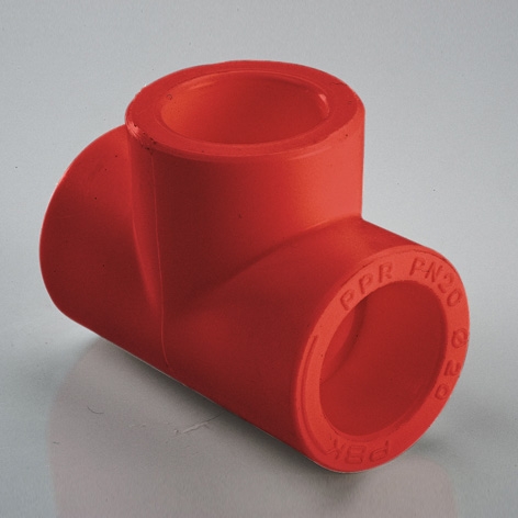 Тройник переходной полипропиленовый (PP-R) противопожарный FireResistant AntiFire
