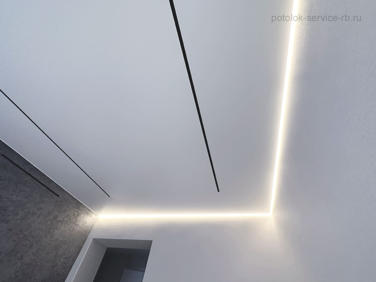 Парящий натяжной потолок