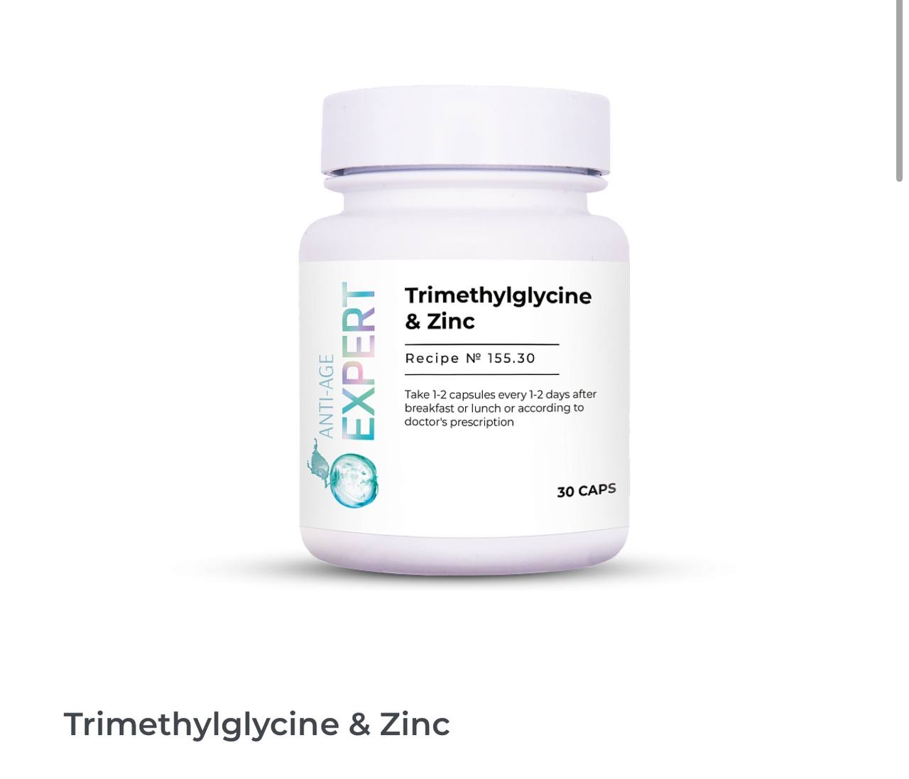 Trimethylglycine & Zinc