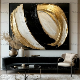 Картина из коллекции Натальи Жуковой " Black Gold Pearl "