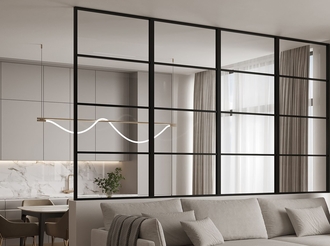 Изготовление интерьерных перегородок WDV.KZ