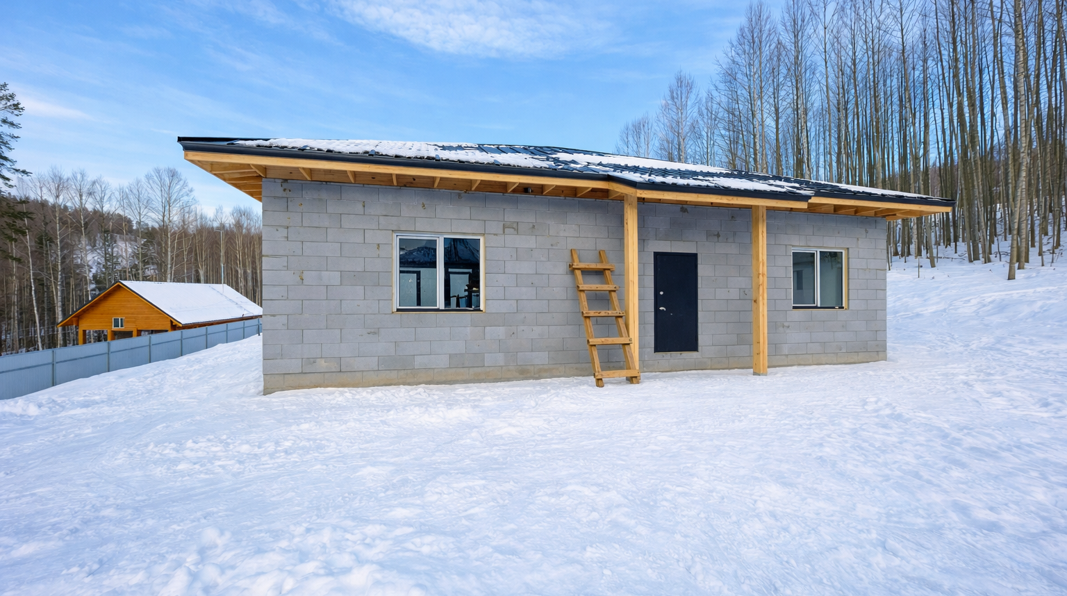 Проект одноэтажного дома 79 м2