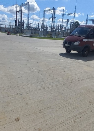 Дорожное покрытие из цементобетона