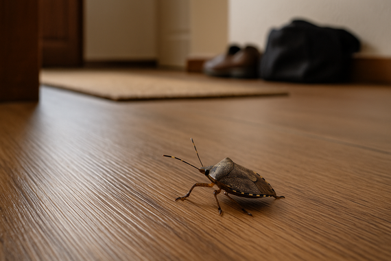 Клоп на полу в прихожей